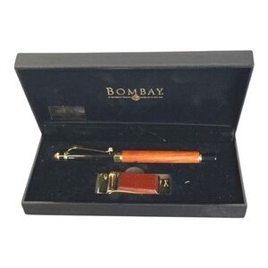 Bombay Pen With Matching Money Clip In Box